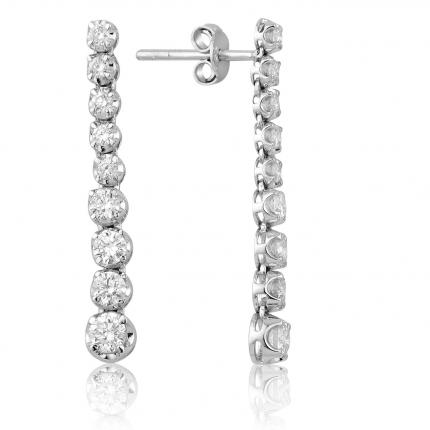 1.20 ct. Pırlanta Fantazi Küpe