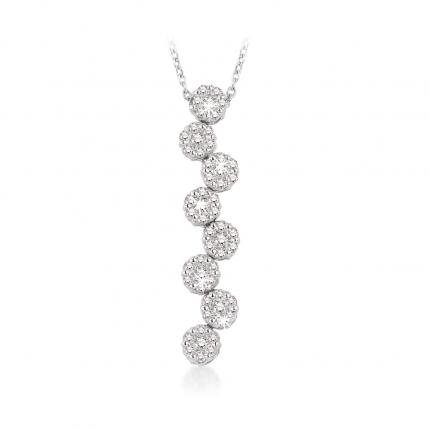 0.80 ct. Pırlanta Coronet Kolye