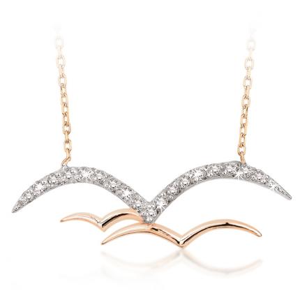 0.14 ct. Pırlanta Fantazi Kolye