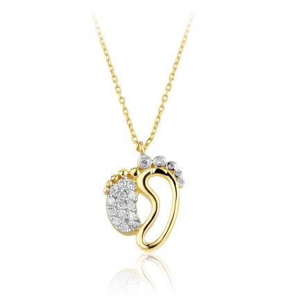 0.13 ct. Pırlanta Fantazi Kolye
