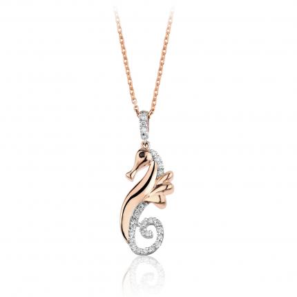 0.22 ct. Pırlanta Denizatı Kolye