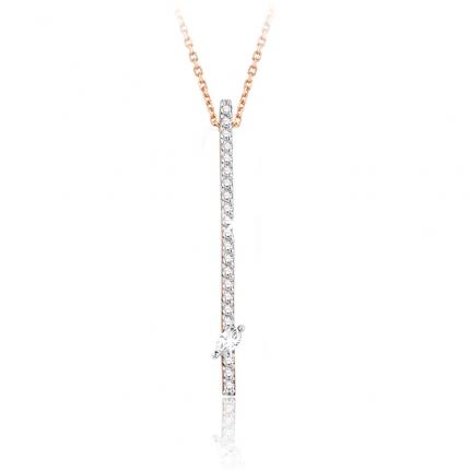 0.24 ct. Pırlanta Fantazi Kolye