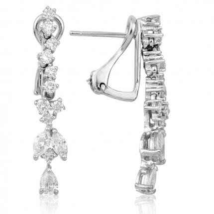1.51 ct. Pırlanta Fantazi Küpe