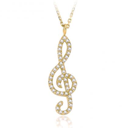 0.19 ct. Pırlanta Fantazi Kolye