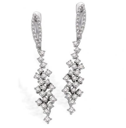 1.36 ct. Pırlanta Fantazi Küpe 