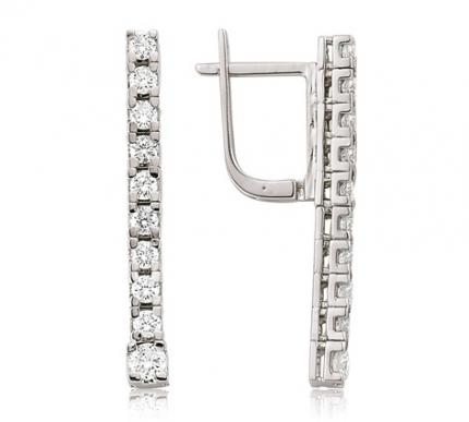 1.05 ct. Pırlanta Fantazi Küpe