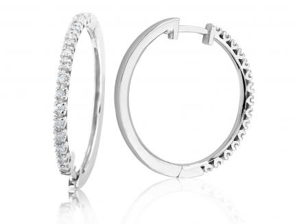0.30 ct Pırlanta Halka Küpe