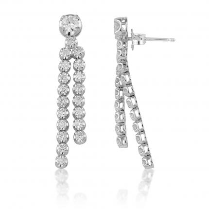 1.59 ct. Pırlanta Fantazi Küpe