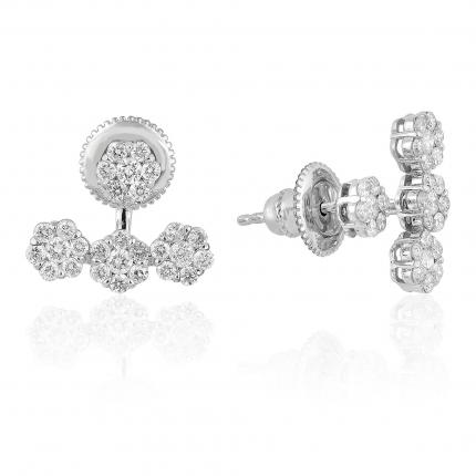 1.16 ct. Pırlanta Fantazi Küpe