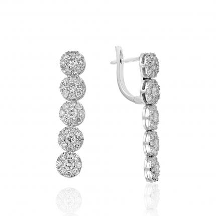 1.60 ct. Pırlanta Fantazi Küpe