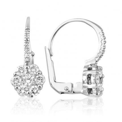0.90 ct Pırlanta Fantazi Küpe
