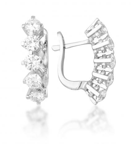 1.24 ct Pırlanta Fantazi Küpe