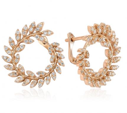 0.64 ct. Pırlanta Fantazi Küpe