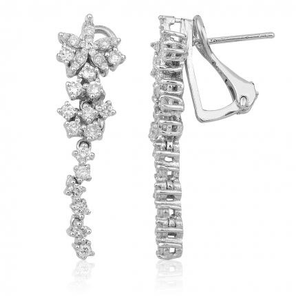 0.98 ct. Pırlanta Fantazi Küpe