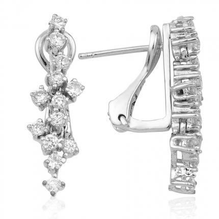 0.72 ct. Pırlanta Fantazi Küpe