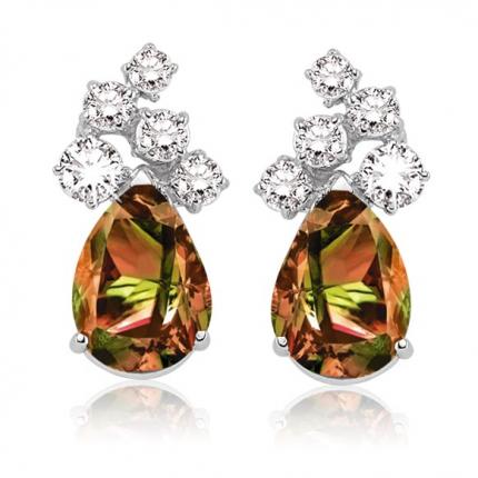 6.45 CT. Pırlanta Zultanite Küpe