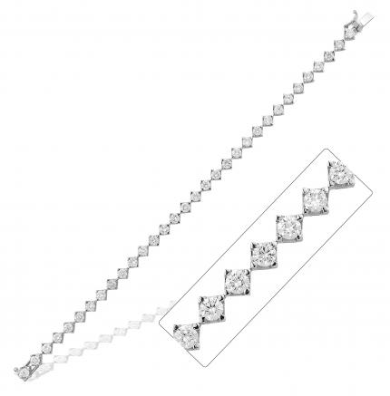 5.00 ct. Pırlanta Suyolu Bileklik