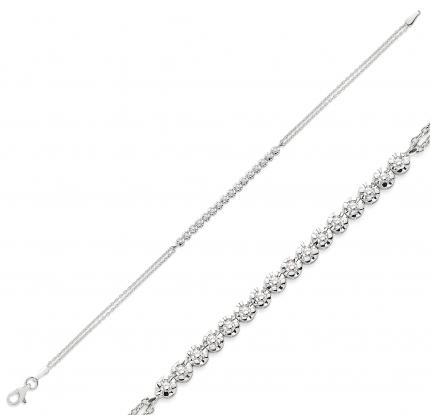 0.40 ct. Pırlanta Suyolu Bileklik