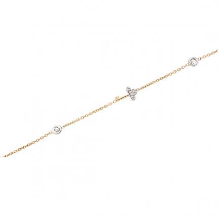 0.13 ct. Pırlanta Anahtar Bileklik