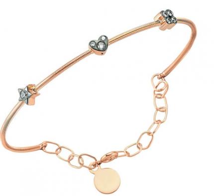 0.18 ct. Pırlanta Kelepçe Bileklik