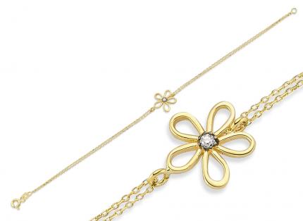 0.04 ct. Pırlanta Fantazi Bileklik