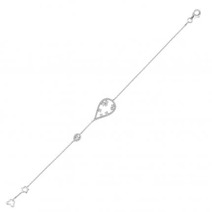 0.21 ct. Pırlanta Su Damlası Bileklik