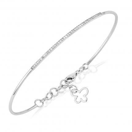 0.31 ct. Pırlanta Kelepçe Bileklik