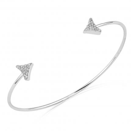 0.17 ct. Pırlanta Kelepçe Bileklik