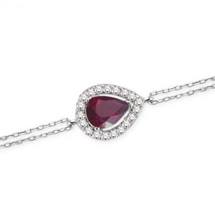 0.65 ct.Pırlanta Yakut Bileklik