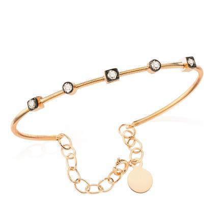 0.17 ct. Pırlanta Kelepçe Bileklik