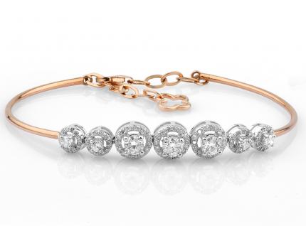 1.09 ct. Pırlanta Kelepçe Bileklik