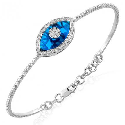 0.30 ct. Pırlanta Nazar Bileklik