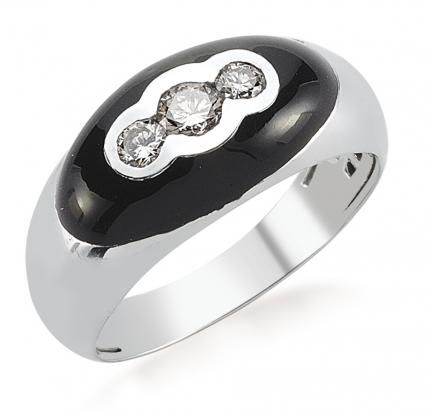 0.55 ct. Pırlanta Mineli Erkek Yüzüğü