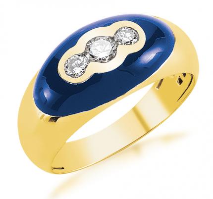0.54 ct. Pırlanta Mineli Erkek Yüzüğü