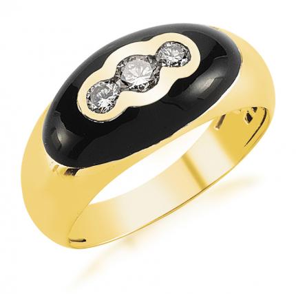 0.54 ct. Pırlanta Mineli Erkek Yüzüğü